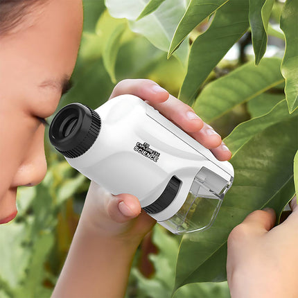 Pocket Microscope Portable Science Toy Educational Kit for Young Learners