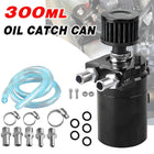 Oil Catch Breather Can Kit Universal Petrol Filter Baffled Diesel Reservoir Tank