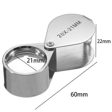 Loupe Magnifier Pocket Jewellers Eye Jewelry Magnifying Glass Jewelers