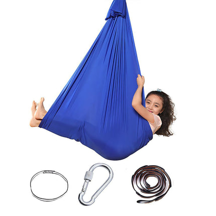 Elastic Sensory Swing Hammock Soft Yoga Cuddle Seat for Indoor Relaxation Play
