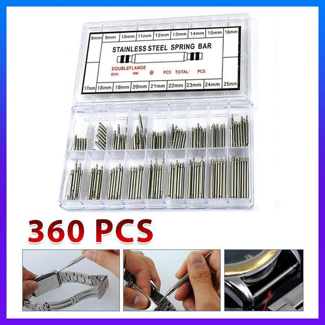Spring Bar Pins Watchmakers Tool Link Remover For Wrist Watch Band Strap Repair