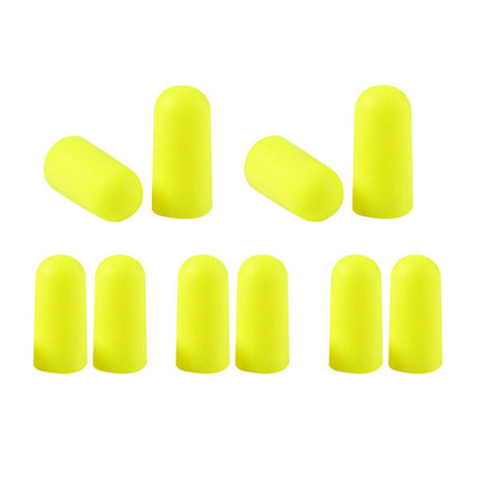 3M Yellow Uncorded Earplugs 1250 NRR33 Class AL Ear Plugs 5-200 Pairs Soft