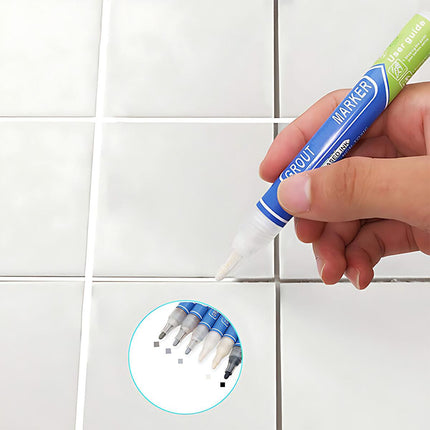 6Colours Tile Repair Pen Styling Wall Gap Grout Refresher Marker Bathroom