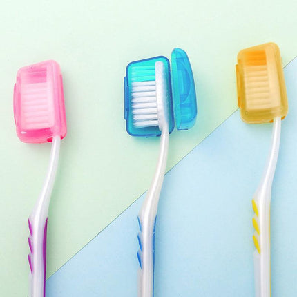 5Pcs Travel Toothbrush Head Cover Cap Case Outdoor Brush Cleaner Protector Au - Aimall