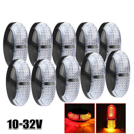10X Led Clearance Lights Side Marker Lamp Trailer Truck Caravan Multi Volt Au - Aimall