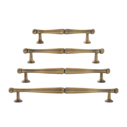 Bronze Cabinet Door Handle Retro Chinese Style Pull for Closet Drawer Furniture