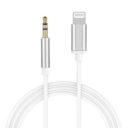 For Iphone To 3.5mm Aux Audio Adapter Cable Cord Jack Iphone 12 11 Pro 8 7 Plus - Aimall