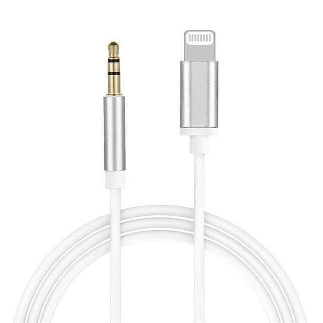 For Iphone To 3.5mm Aux Audio Adapter Cable Cord Jack Iphone 12 11 Pro 8 7 Plus - Aimall
