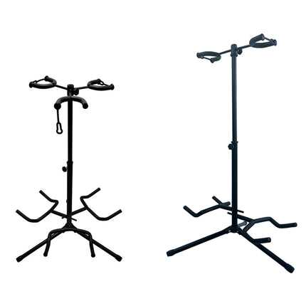 2/3Head Guitar Stand with Height Adjustment Foldable Holder Guitar Stand Bass
