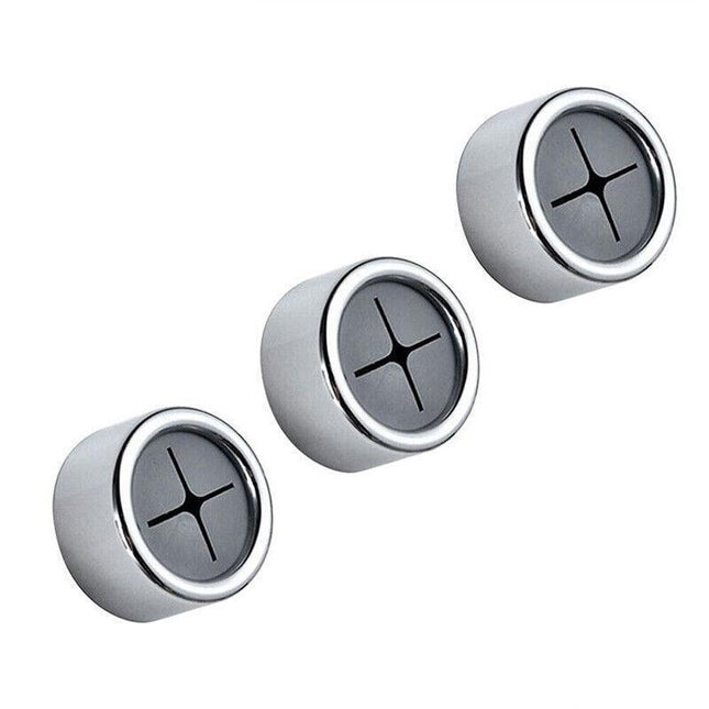 3Pcs Tea Towel Holder Grip Hook Cloth Kitchen Chrome Push In Clip Self Adhesive - Aimall