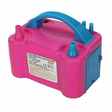 Electric Balloon Pump Ballon Inflator 600W Power 2 Nozzles Portable Au Plug Air - Aimall