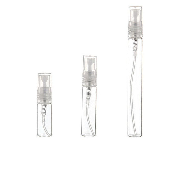 10Pcs 3/5/10Ml Glass Perfume Bottle Atomizer Pump Spray Comestic Container Au - Aimall