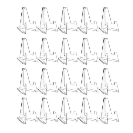 20Pcs Acrylic Clear Stand For Trading Card Psa Pokemon Card Holders Small Stand - Aimall