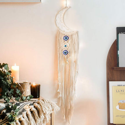 Macrame Wall Hanging Tapestry Cotton Rope Bohemian Tassels 95cm