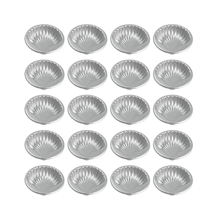 20pcs Shell Shape Baking Molds Pudding Cake Mold DIY Pastry Baking Tools Set