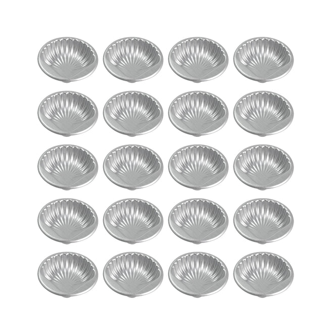 20pcs Shell Shape Baking Molds Pudding Cake Mold DIY Pastry Baking Tools Set