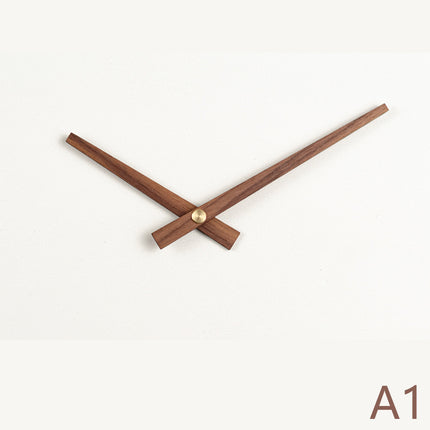 Genuine Wooden Clock Hands Natural Wood Color Precise Craft Smooth Edge Durable