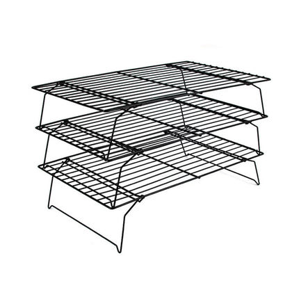 3-Tier Cake Stand Foldable Carbon Steel for Baking Display Party Dessert Serving