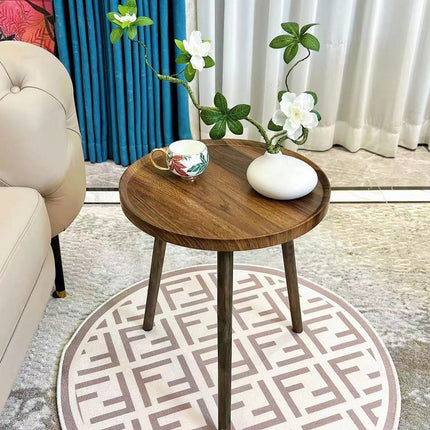 Small Tea Table Basic Model Round Coffee Table Living Room Sofa Corner Table