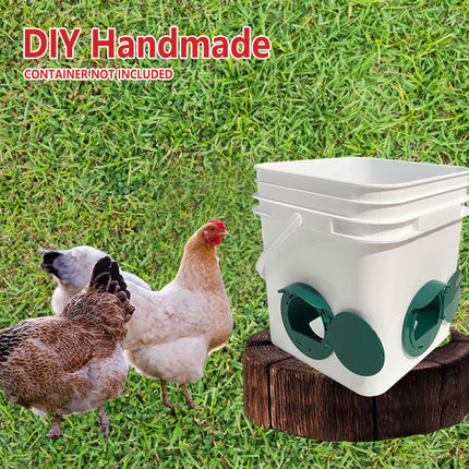 5PCS Automatic Chicken Feeder Poultry Feeding Cup Trough Drinker Set Hen Coop