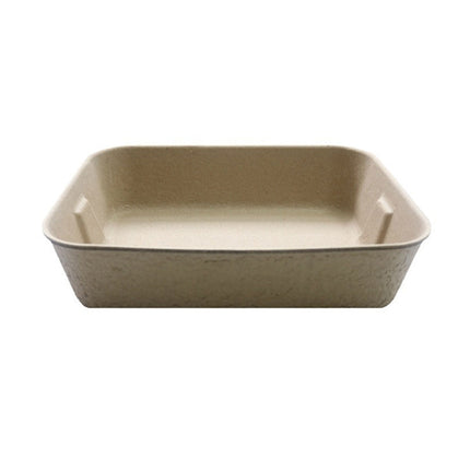 10pcs Disposable Litter Box Pulp Degradable Pet Tray Travel Portable Eco Use