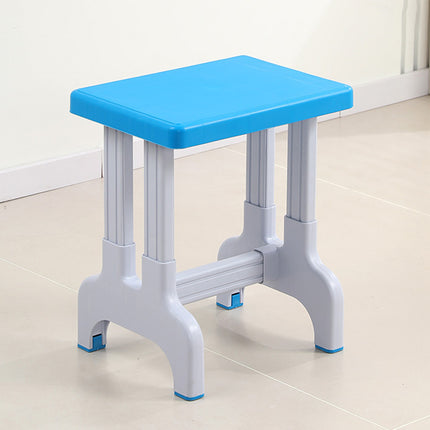 Plastic Square Stool Non Slip Durable Comfortable For Classroom Home Office