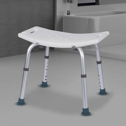 6 Positions Adjustable Medical Shower Chair Stool Bath Seat Safety Bench Durable