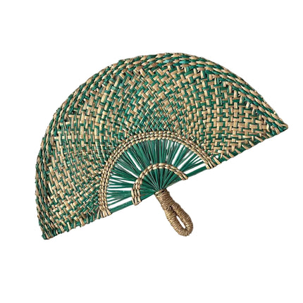 Creative Handwoven Fan for Home Decoration Summer Cooling Party Gift Portable