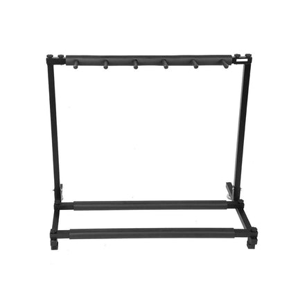 Multi Guitar Stand Guitar Rack Padded Folding Design Hold 3/5 Guitars Adjustable