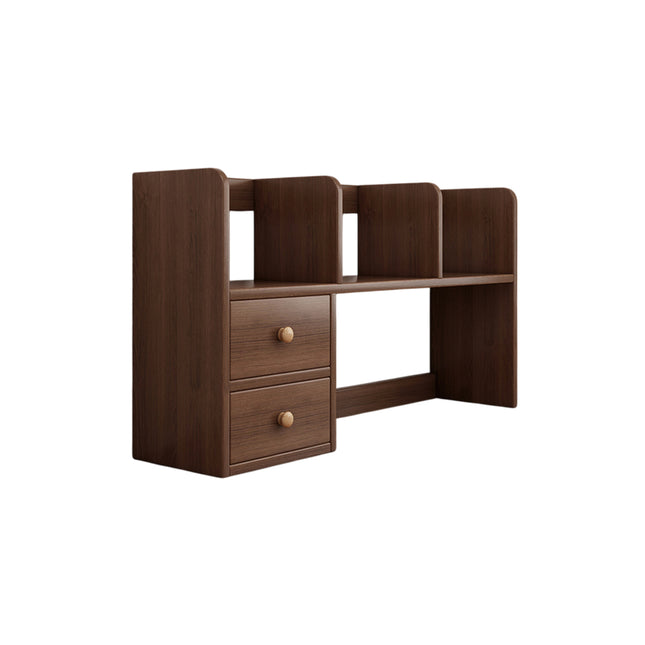 Engineered Wood Desktop Storage Rack Desk Bookshelf Organiser for Study or Office