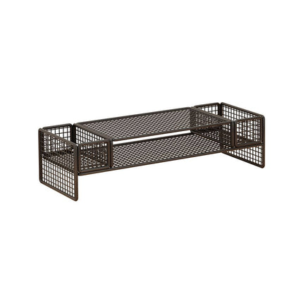 Monitor Laptop Height Riser with Storage Shelf for Home Office Space Saving Use