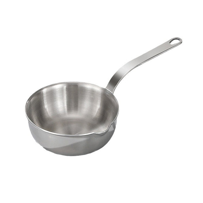 304 Stainless Steel Oil Splatter Proof Home Small Frying Pan for Kitchen Cooking