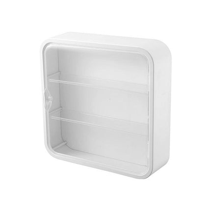 Wall Mounted Blind Box Display Cabinet Punch Free Dustproof Storage Organizer