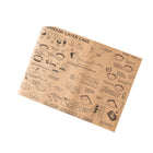 100pcs Sandwich Wrappers Oil Blotting Coated Paper Air Fryer Baking Parchment