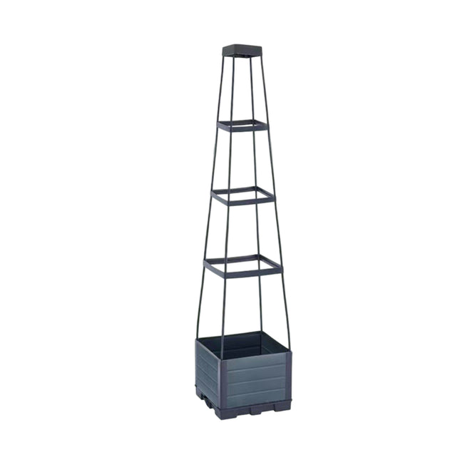 4 Tier Plant Stand Ladder Shelf for Climbing Vines Indoor Outdoor Garden Use