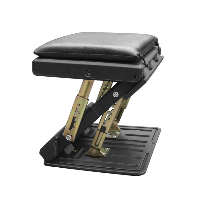 Artiss Foot Rest Stool Office Under Desk Fold Footrest Massage Cushion Pad Black