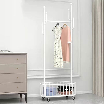 Clothes Hanger Stand Model Floor Standing Room Rack Movable Coat Rack Organizer