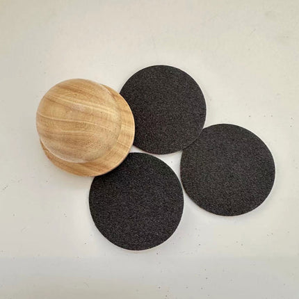 Wooden Dog Nail Sharpening Board Round Pet Grooming Tool Nail Repair Training