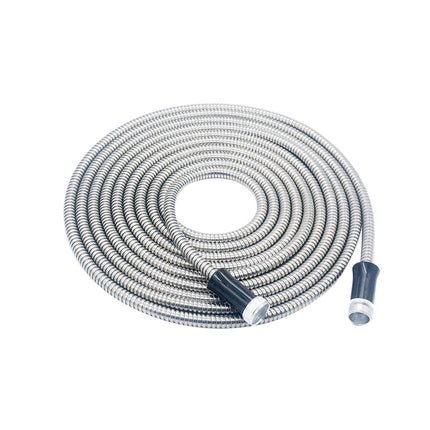 50FT Stainless Steel Garden Water Hose Telescopic Pipe Car Wash Flower Watering