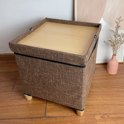 Multifunction Storage Stool Shoe Changing Bench Box Ottoman Seat Sofa Organizer