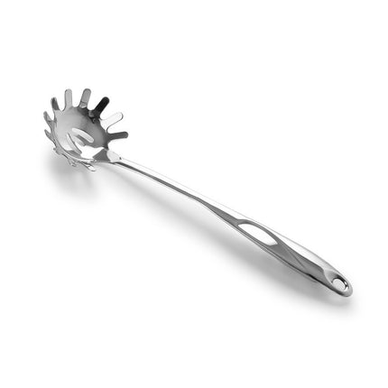 Stainless Steel Pasta Server Cooking Tool Spaghetti Spoon Fork Kitchen Utensil