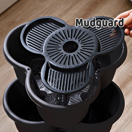 Stackable Planting Pots Vertical Planter for Balcony Yard Indoor Outdoor Plants