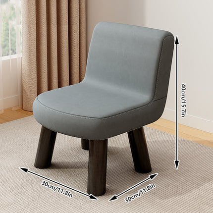 Home Use Low Stool Shoe Changing Stool with Backrest Comfortable Seat Durable