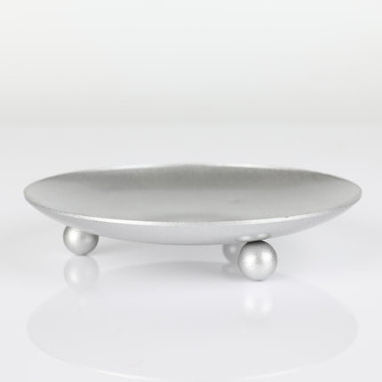 4PCS Metal Candle Holder Aromatherapy Candle Base Tray for Home Living Room