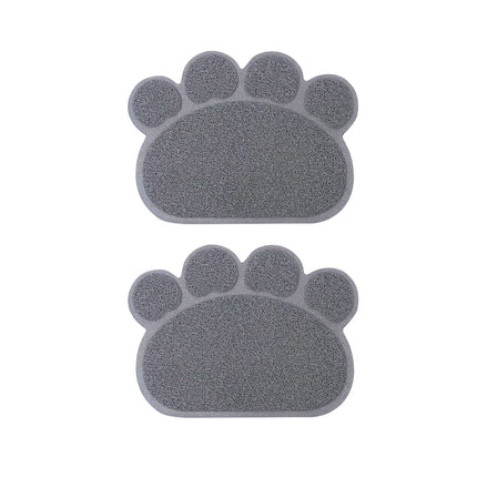 Cat Litter Mat Two Pieces Soft Pet Foot Pad Mat For Dog And Cat Toilet Training
