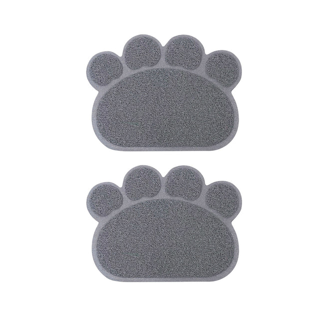 Cat Litter Mat Two Pieces Soft Pet Foot Pad Mat For Dog And Cat Toilet Training