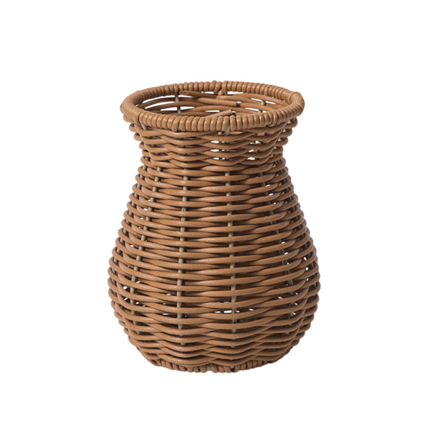 Beautiful Wicker Hand Woven Vase Farmhouse Boho Lightweight Decor Creative Decor