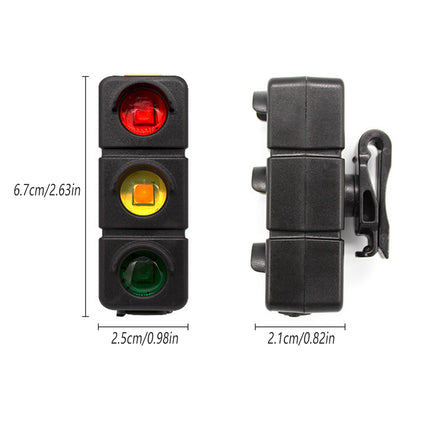 USB Rechargeable Bike Tail Light LED Rear Warning Lamp for Night Cycling