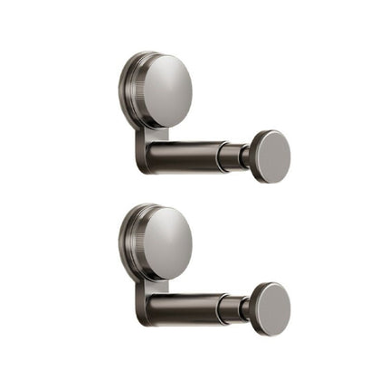 2 Pcs Telescopic Clothes Hangers With Suction Cups For Smooth Walls