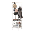 Corner Shelf Storage Rack Coat Hat Rack Multi Functional for Living Room Bedroom